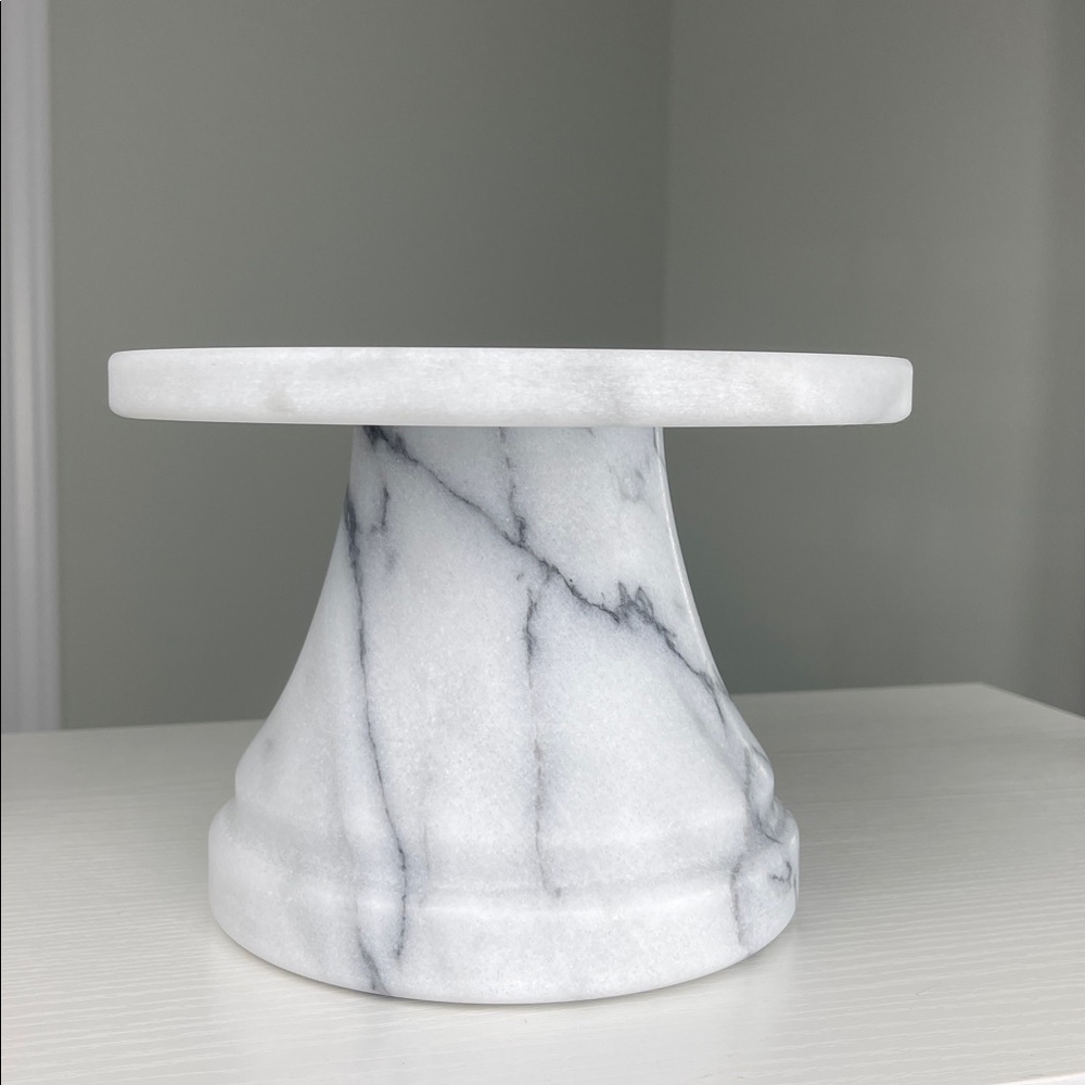 Crate&Barrel French Marble Stand Decor or Drink Dispenser